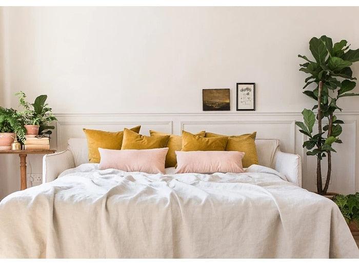 Super Soft Cushion Cover Velvet Pillow Cover Living Room Velvet Decorative Throw Pillow Covers Soft Solid Square Cushion Case For Couch Home Decorative Pillows