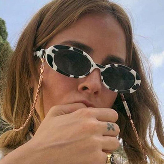 Tiny Small 90s Sunglasses Women Polarized Retro Oval Shape Sunglasses For Woman Designer Sun Glasses For Female Elegant Small Frame Cool Vintage