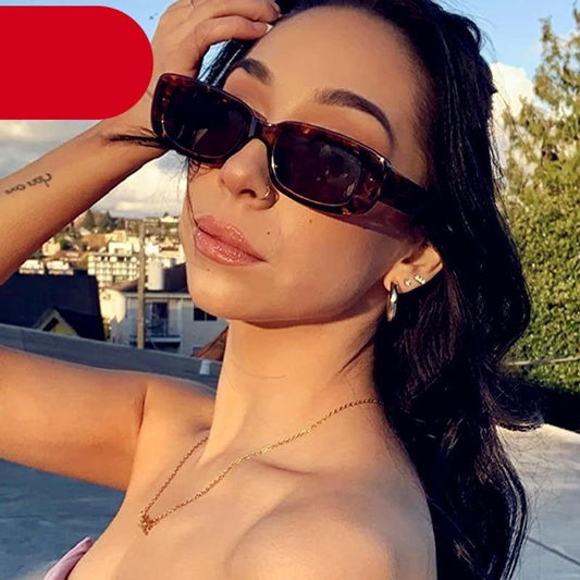 Trendy Rectangle Sunglasses for Women Narrow Square Frame Rectangle Sunglasses For Women New Luxury Glasses For Women/Men New Retro Style  Sun Glasses for Men