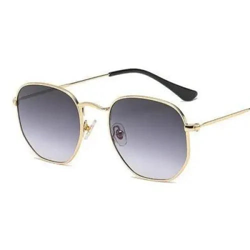 Unisex Luxury Summer Square Men Sunglasses UV400 Sun Glasses Women Metal Frame Glasses Ladies Eyewear