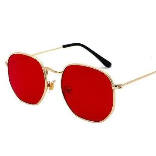 Unisex Luxury Summer Square Men Sunglasses UV400 Sun Glasses Women Metal Frame Glasses Ladies Eyewear