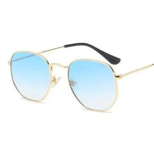 Unisex Luxury Summer Square Men Sunglasses UV400 Sun Glasses Women Metal Frame Glasses Ladies Eyewear