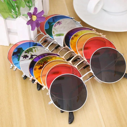 Unisex Retro Fashion Round Frame Polarized Sunglasses For Women And Men Unique Design Excellent Sun Glasses For Summer