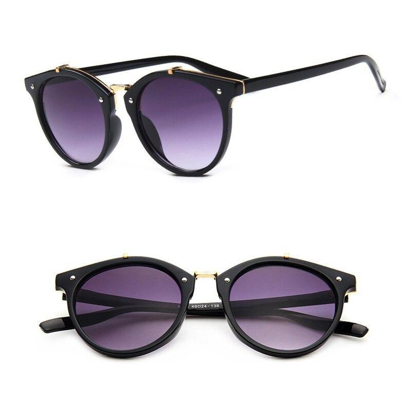 Unisex Vintage Round Shape Sunglasses Retro Women Design Luxury Popular Summer Sun Glasses Comfortable Classic Outdoor Eyewear UV400 Lens Trendy Sunglasses