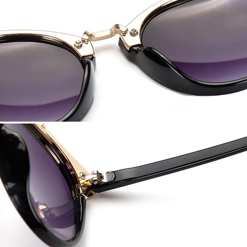 Unisex Vintage Round Shape Sunglasses Retro Women Design Luxury Popular Summer Sun Glasses Comfortable Classic Outdoor Eyewear UV400 Lens Trendy Sunglasses