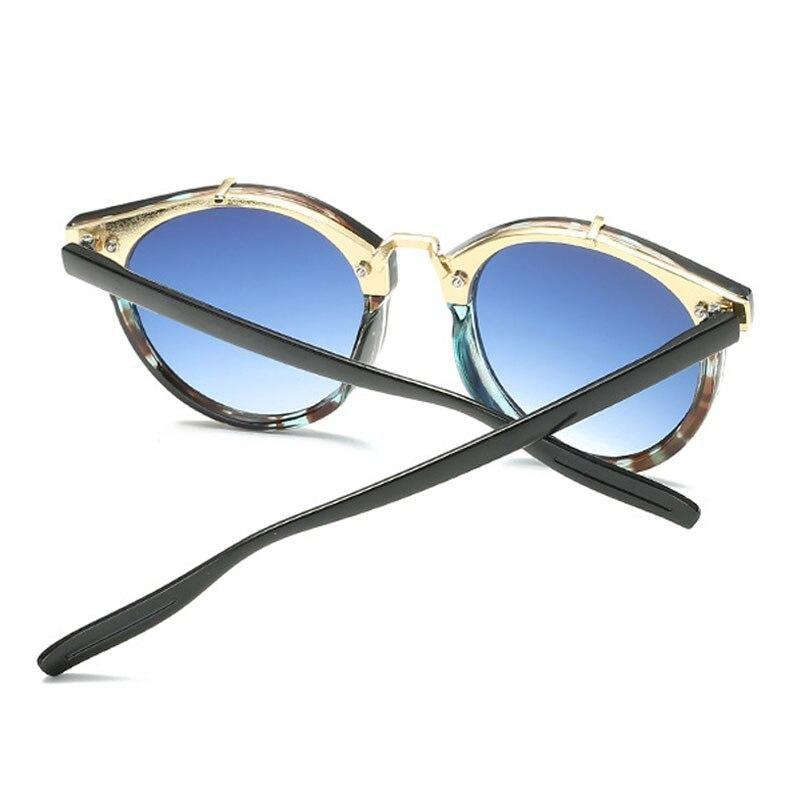 Unisex Vintage Round Shape Sunglasses Retro Women Design Luxury Popular Summer Sun Glasses Comfortable Classic Outdoor Eyewear UV400 Lens Trendy Sunglasses