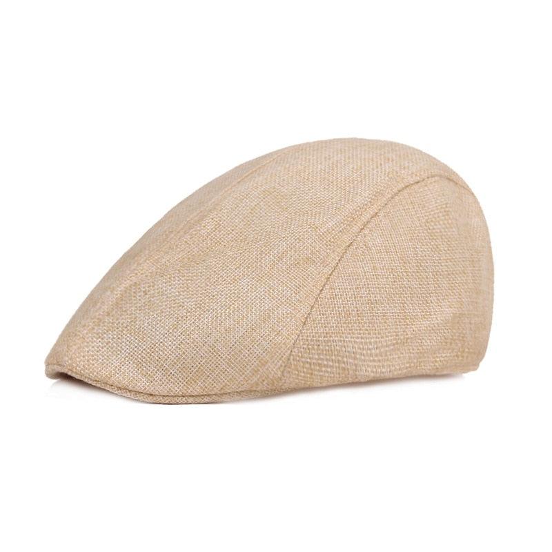 Vintage Men Beret Hats Classic Simple Winter Warm Caps Cotton Comfortable Autumn Beret Flat Hat Quality Durable Retro Men's Hat Unique Berets For Men Retro Cap