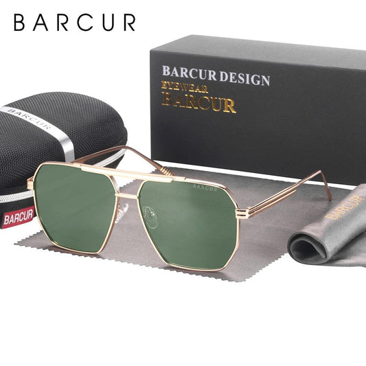 Vintage Retro Oversized BARCUR Big Frame Sunglasses for MenSun Glasses UV400 Large Vintage Retro Shades Eyewear Stevvex Sunglasses