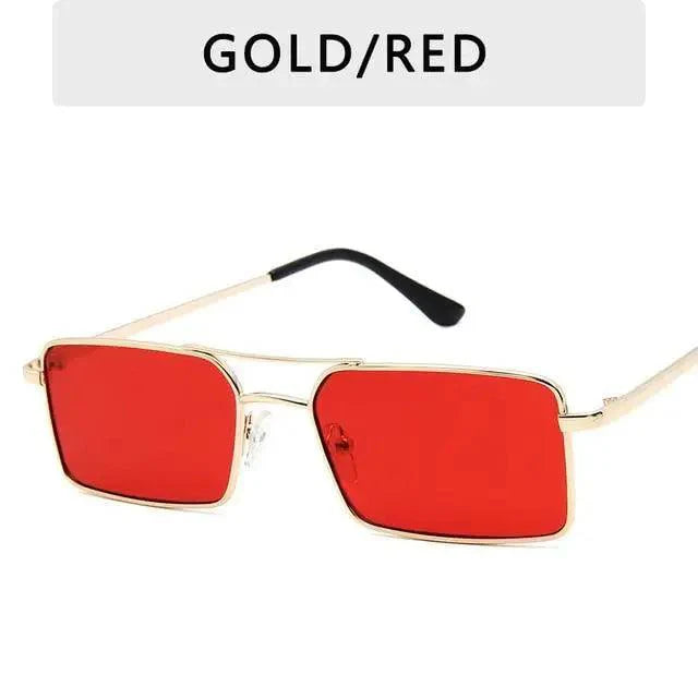 Vintage Square Women Sunglasses Luxury Design Metal UV400 Sun Glasses Modern Charming Everyday Eyewear