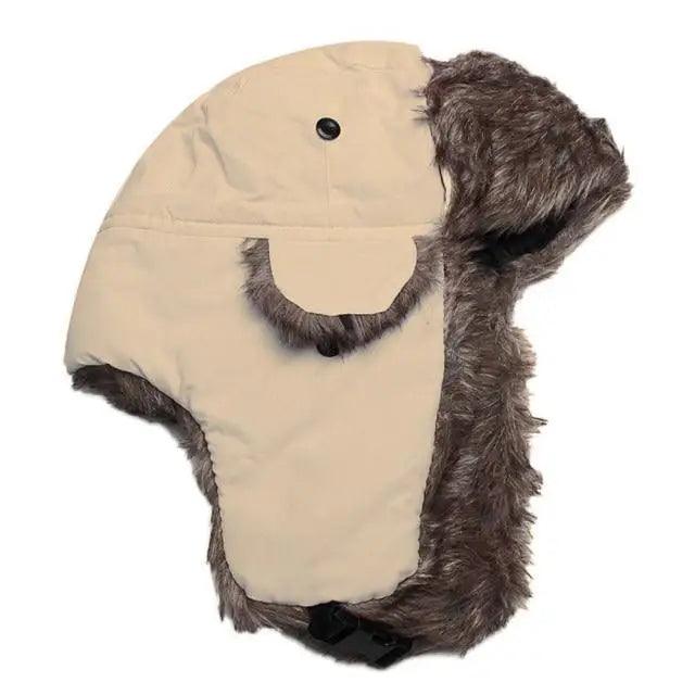 Warm Hat Ear Flaps Cool New Fashion Full Covered Soft And Comfortable Windproof Outdoor Caps For Men