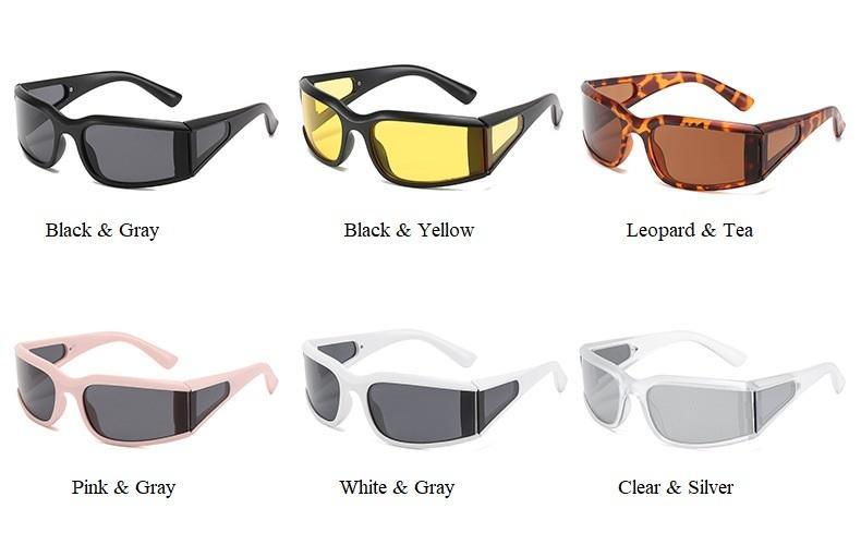 White Modern Women Sunglasses Luxury Glasses For Women/Men UV400 Eyewear Ladies Comfortable Sunglasses For Eyewear Durable Lightweight Frame Sun Glasses