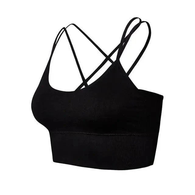 Women Sports Bra Sexy Brathable Sports Top Yoga Bra Push Up Top Female Gym Fitness Sports Underwear Female Seamless bra